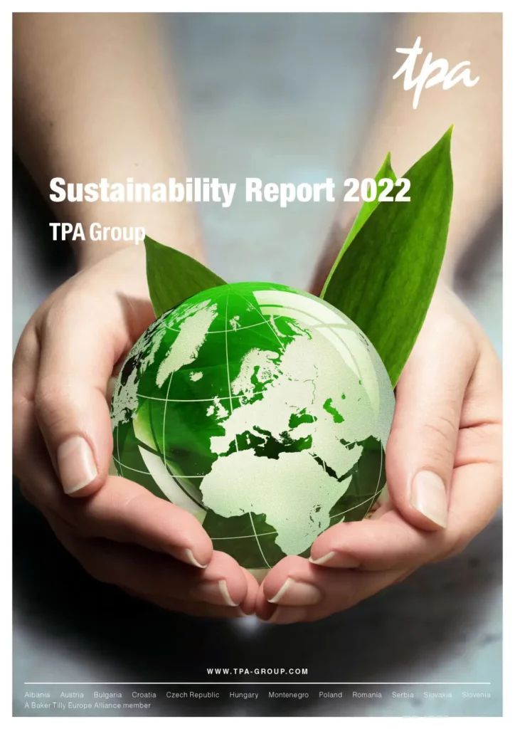 Nachhaltigkeitsbericht 2022 – TPA Gruppe