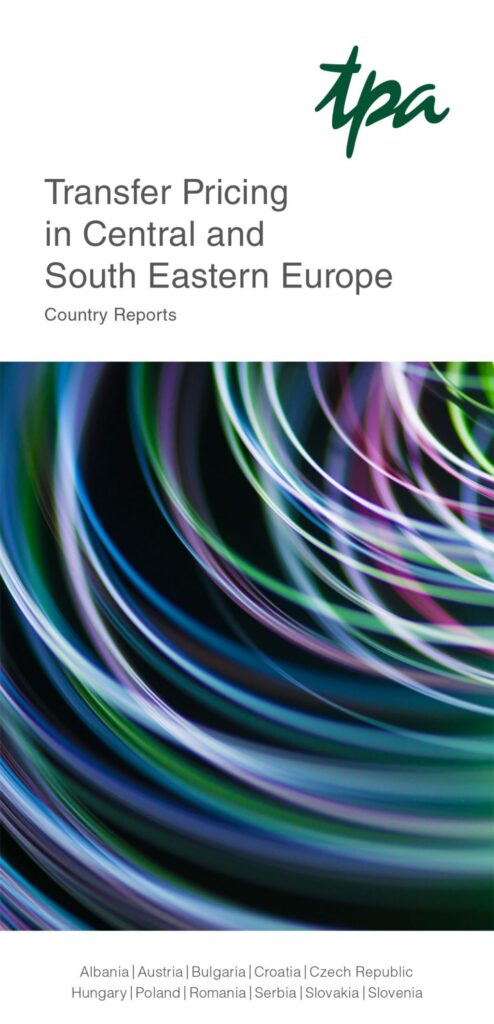 Transfer Pricing in CEE/SEE. Country Reports